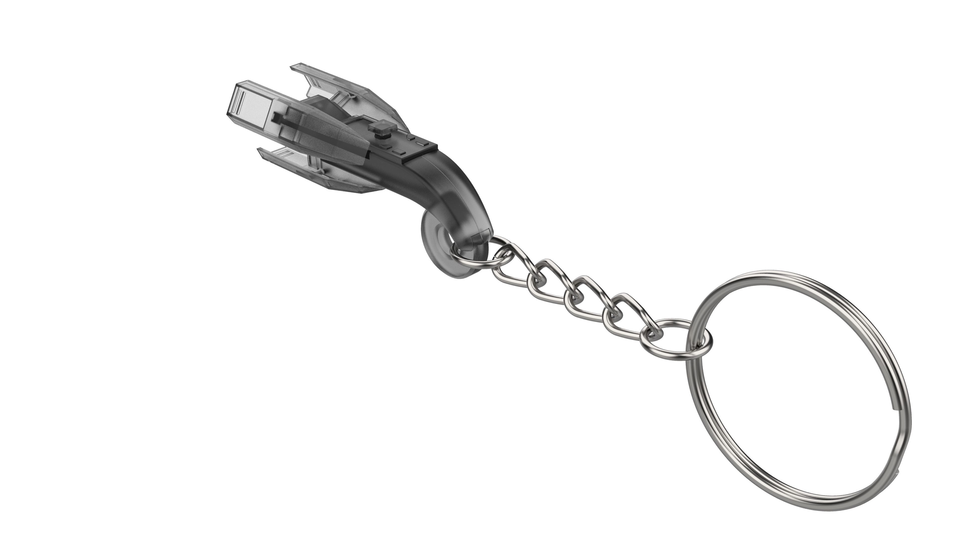 Keychain - Lex Luthor Quantum Device - Printable model - STL 3D print model_3