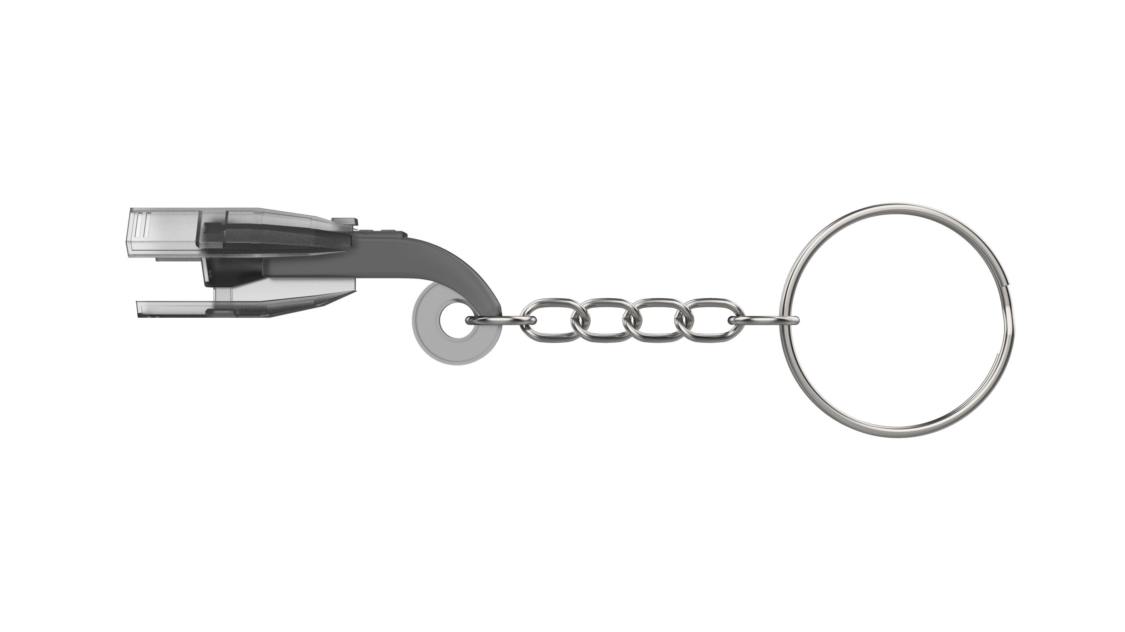 Keychain - Lex Luthor Quantum Device - Printable model - STL 3D print model_2