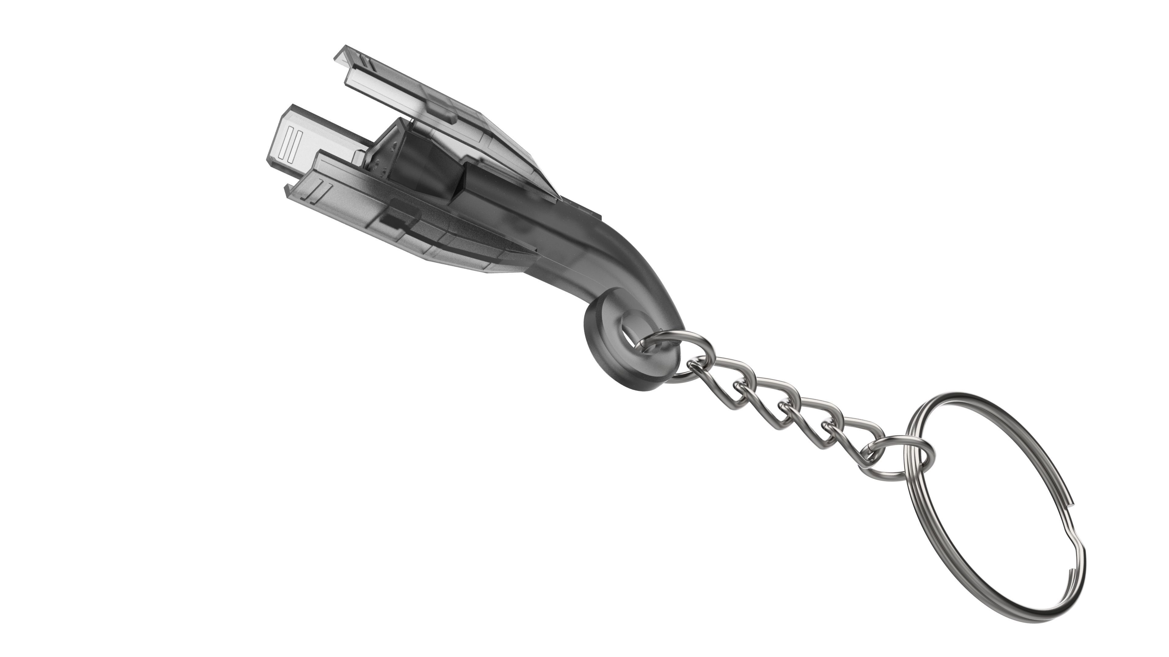 Keychain - Lex Luthor Quantum Device - Printable model - STL 3D print model_7