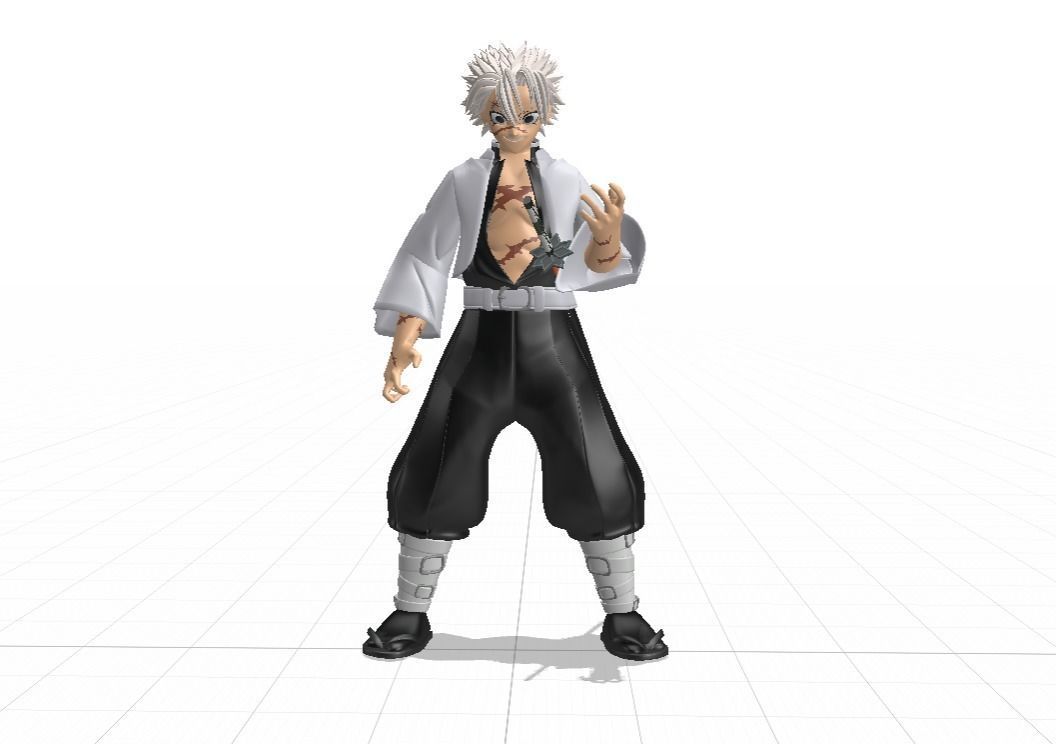 Sanemi Shinazugawa - Demon Slayer 3D model_18