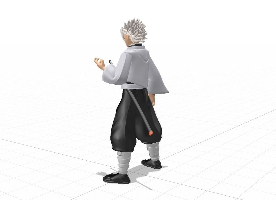 Sanemi Shinazugawa - Demon Slayer 3D model_19