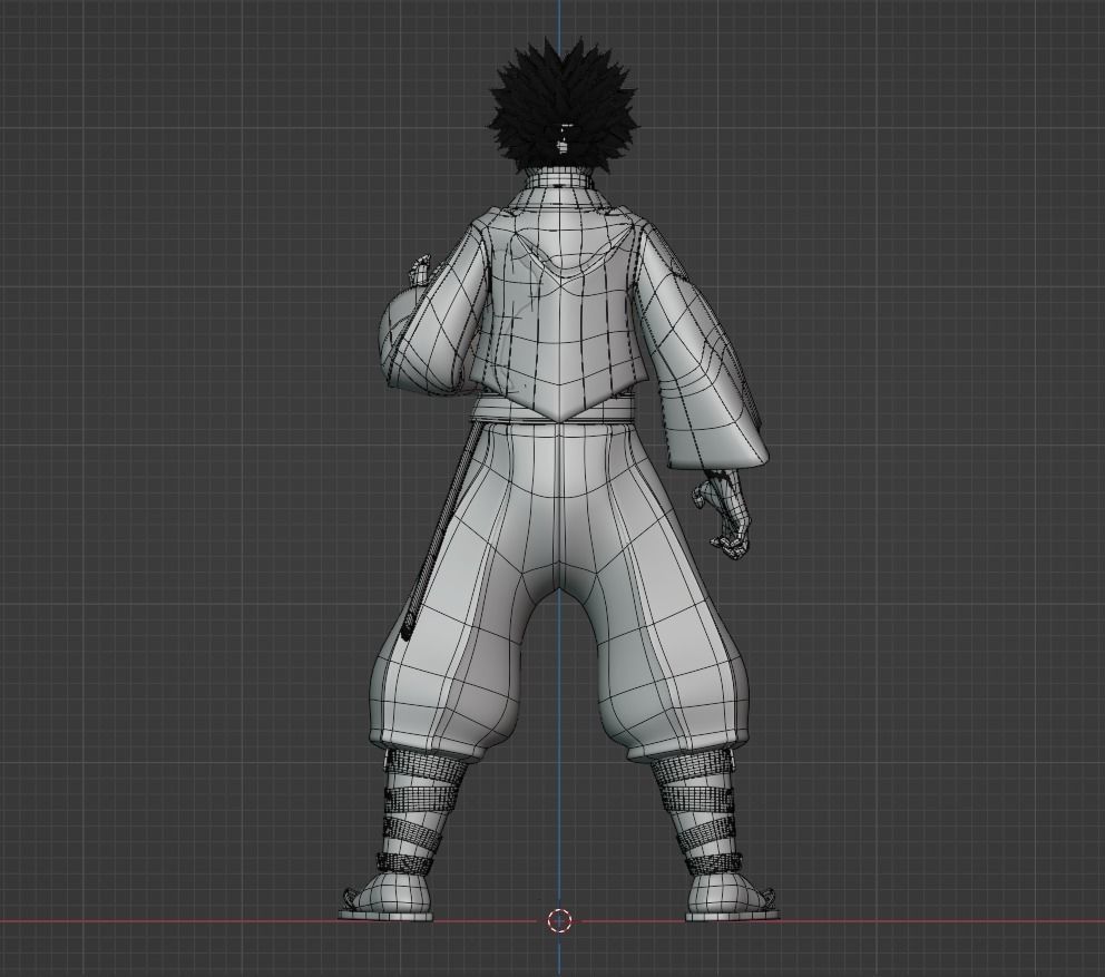 Sanemi Shinazugawa - Demon Slayer 3D model_14