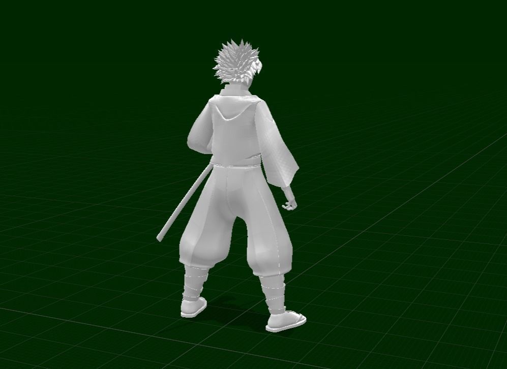 Sanemi Shinazugawa - Demon Slayer 3D model_21