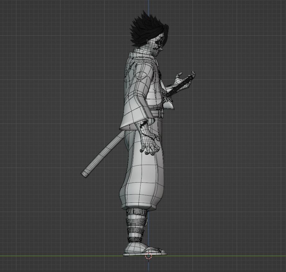 Sanemi Shinazugawa - Demon Slayer 3D model_15