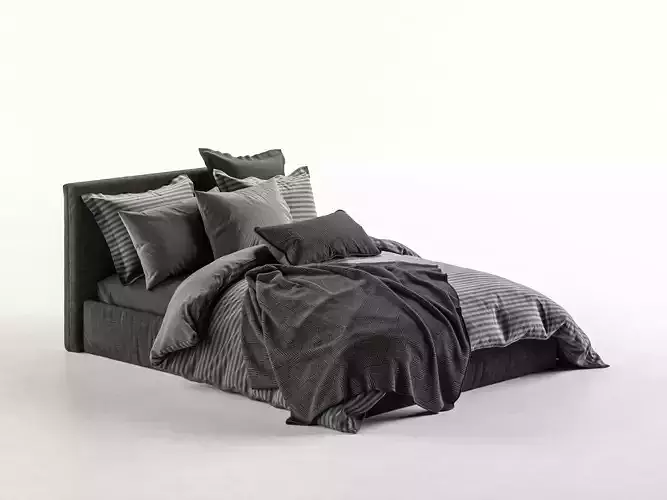 High Quality Detailed Bed 08