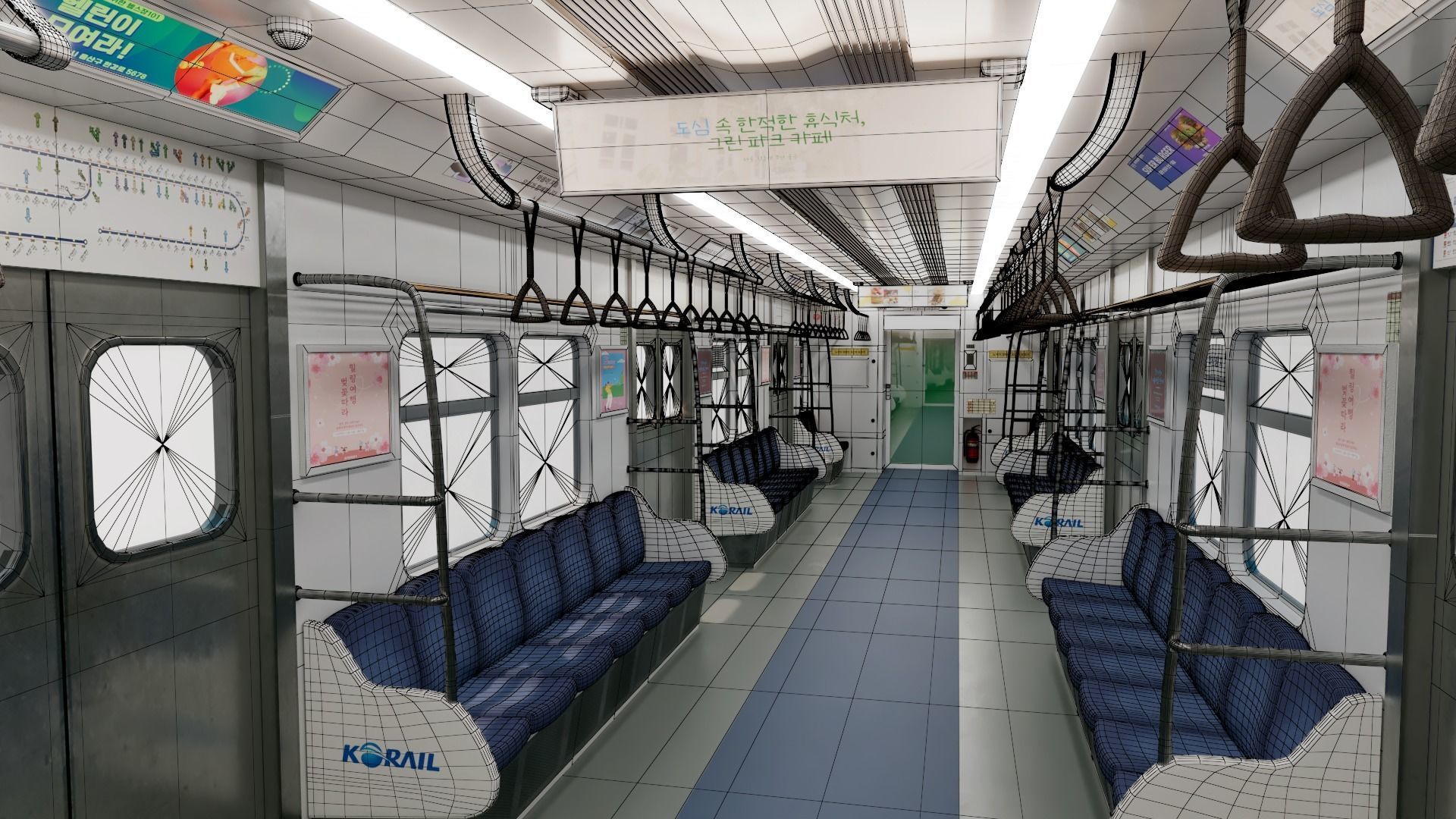 Subway Models Reference Korea Subway 3D model 3D model | CGTrader