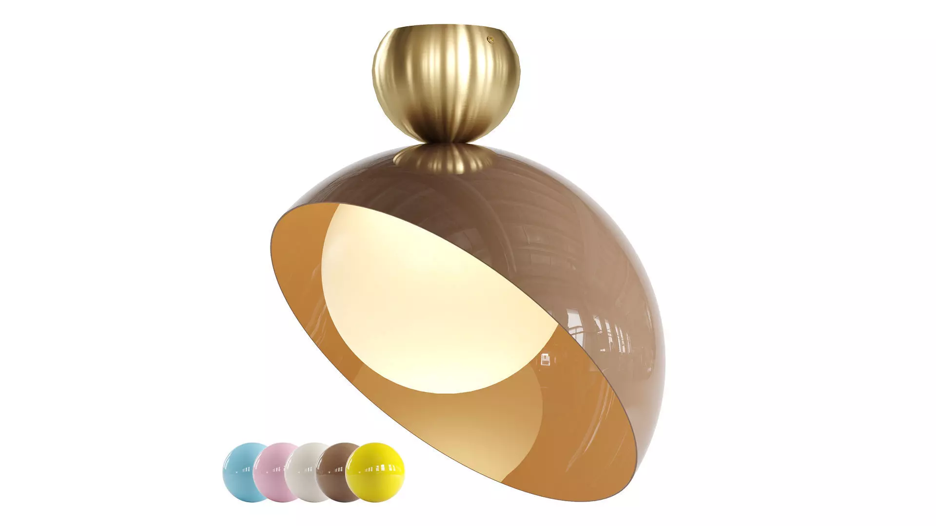 Aurora Ceiling Lamp by Italamp 3D model_0