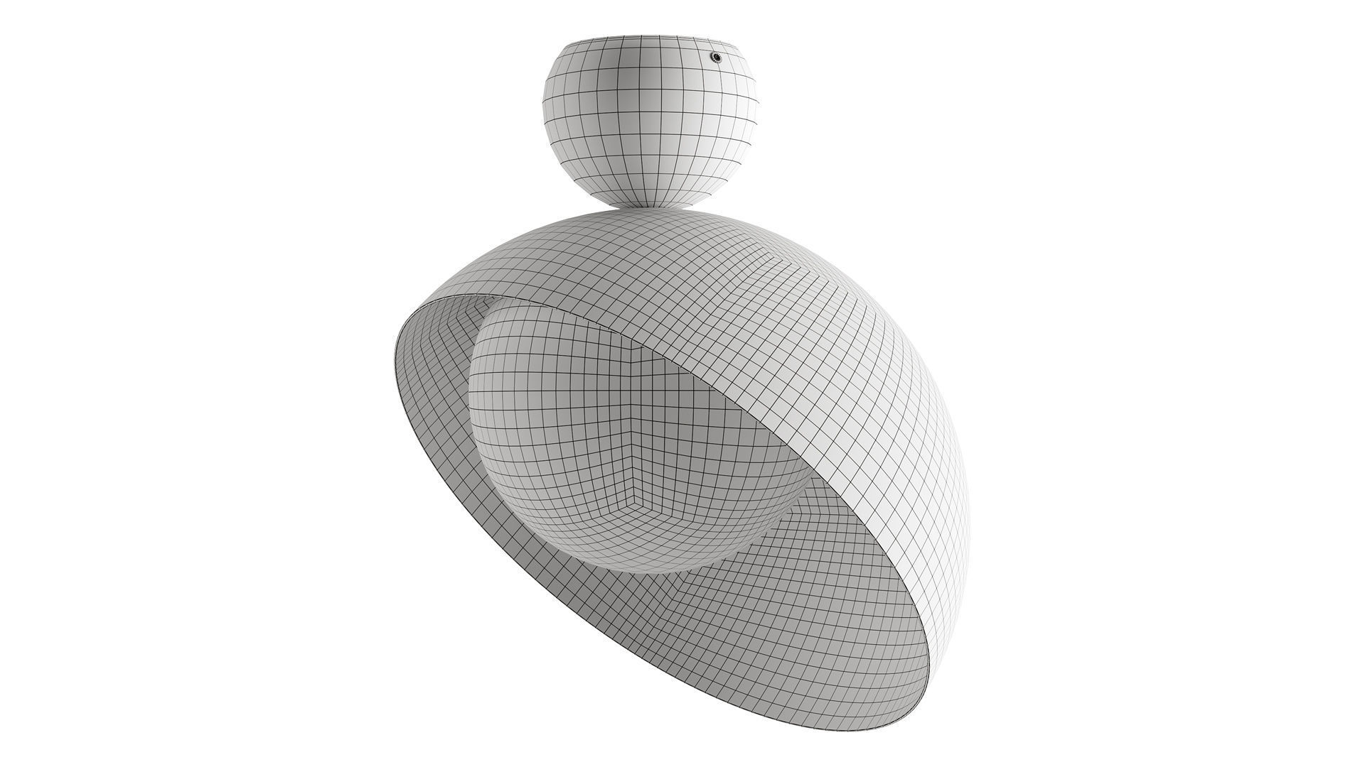 Aurora Ceiling Lamp by Italamp 3D model_8