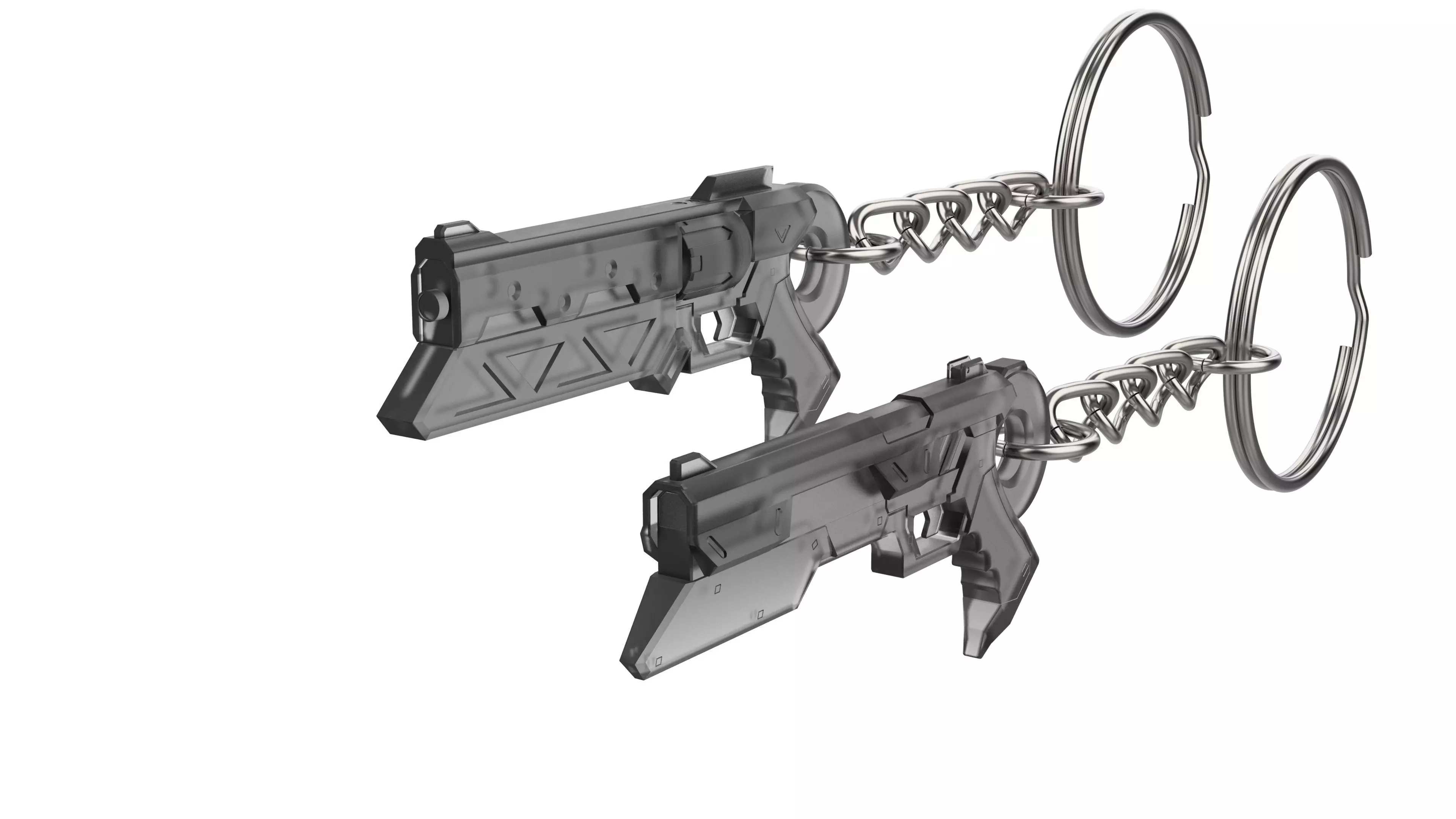 Keychain - Lucian Cannons - League of Legends - Printable - STL 3D print model
