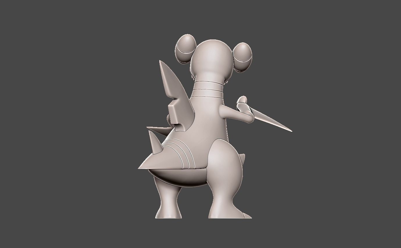 Pokemon gabite 3D print model_8