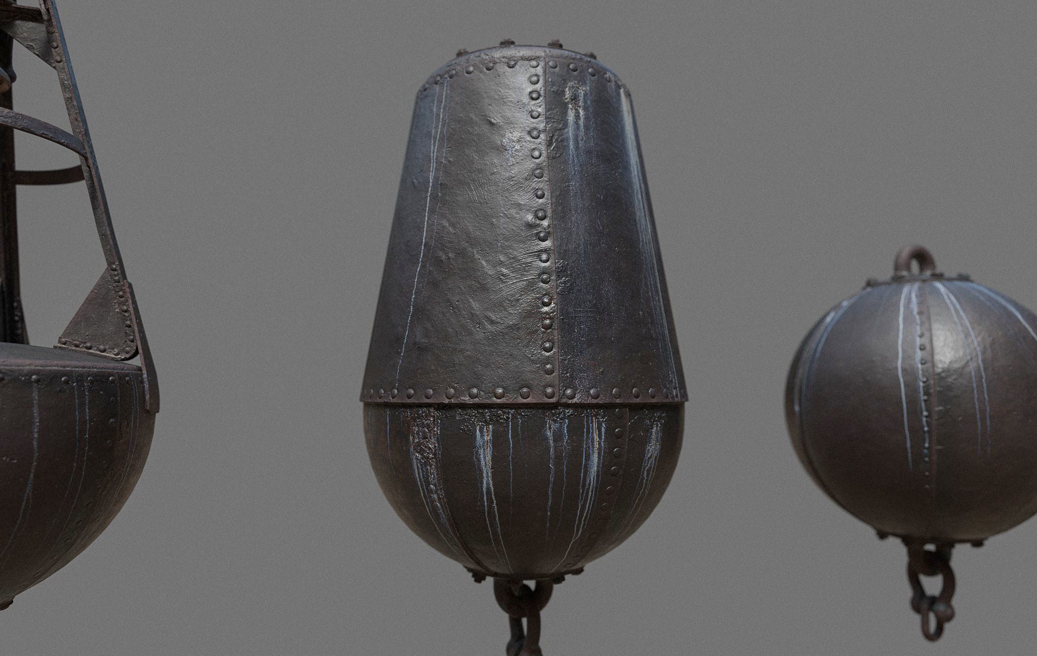 Victorian Iron Buoys Set 3D model_1
