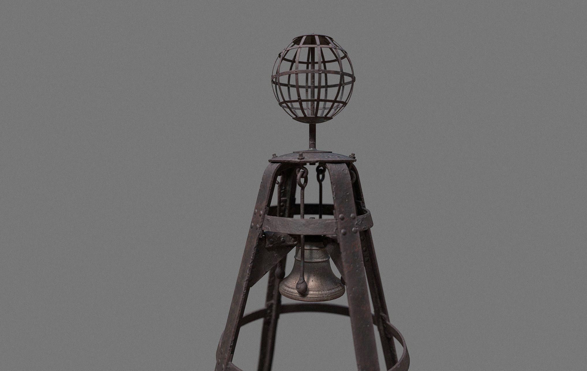 Victorian Iron Buoys Set 3D model_4