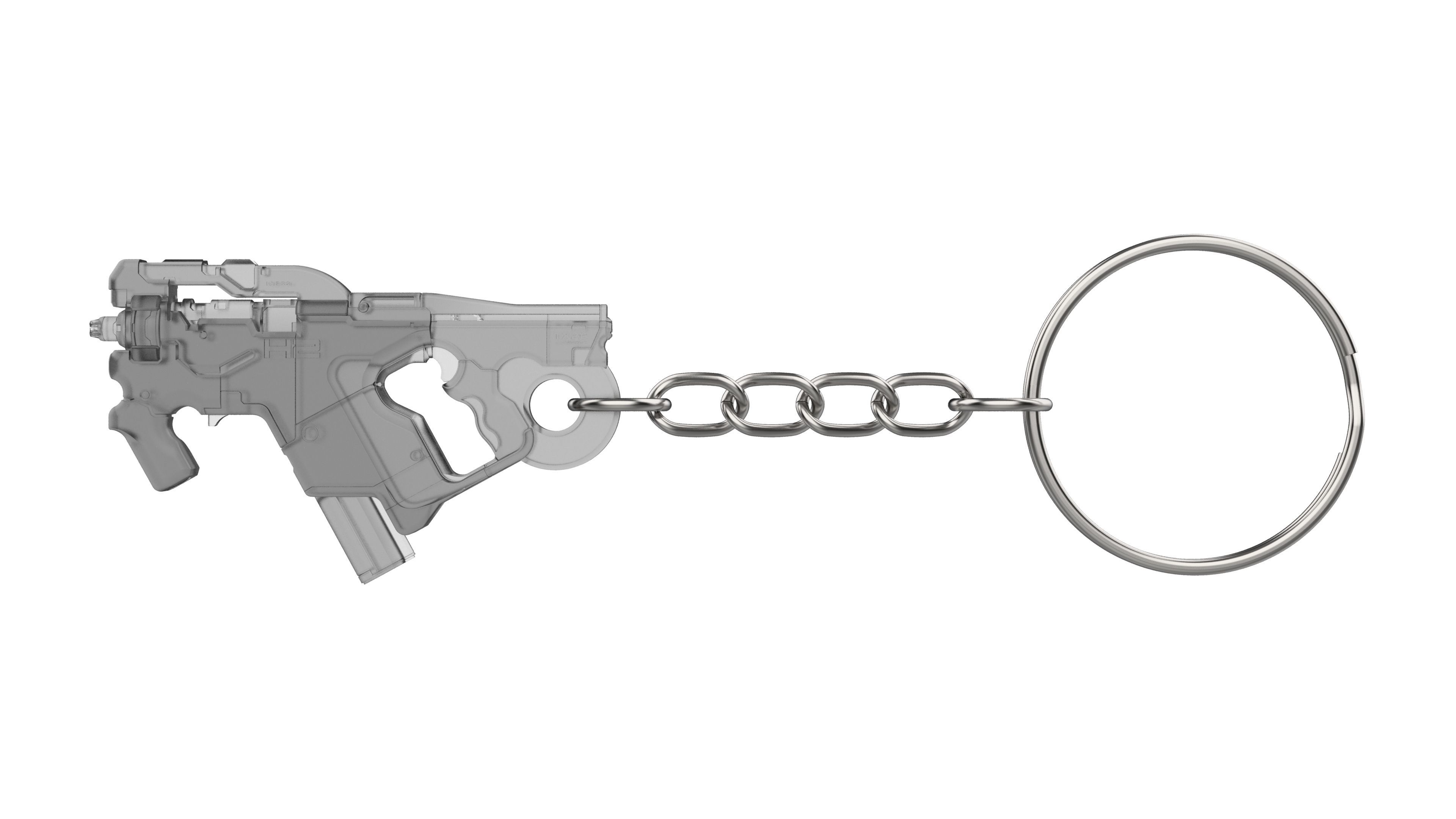 Keychain - M-25 Hornet Cannon - Mass Effect - Printable - STL  3D print model_2