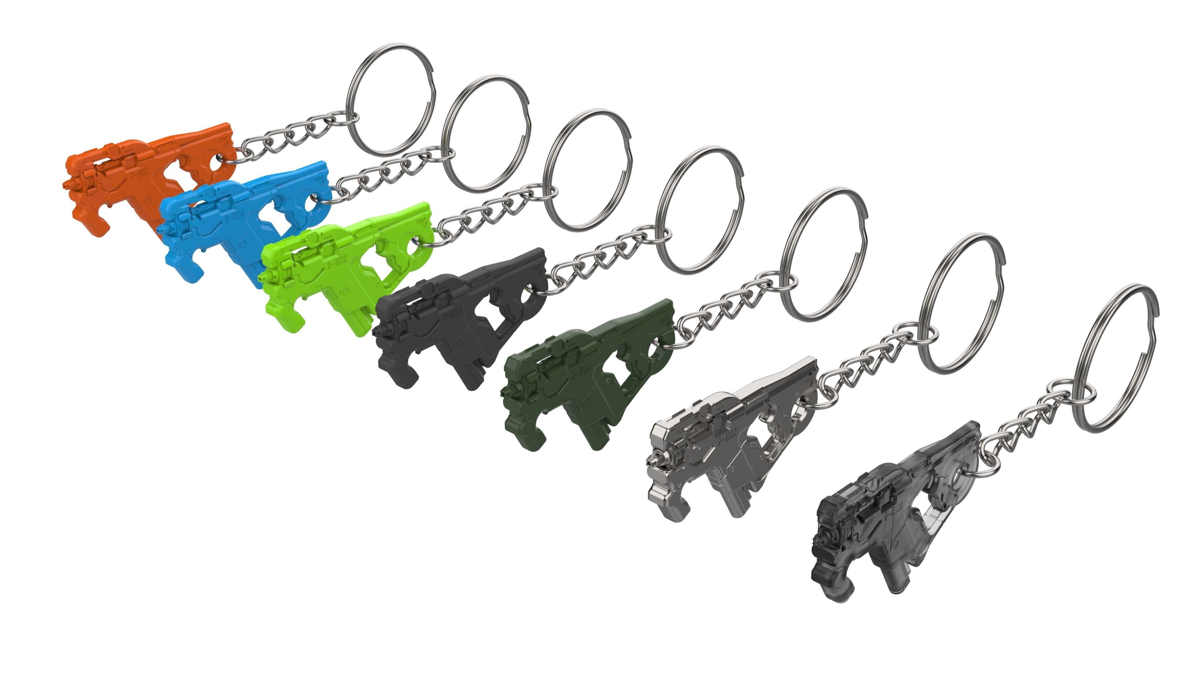 Keychain - M-25 Hornet Cannon - Mass Effect - Printable - STL  3D print model_9