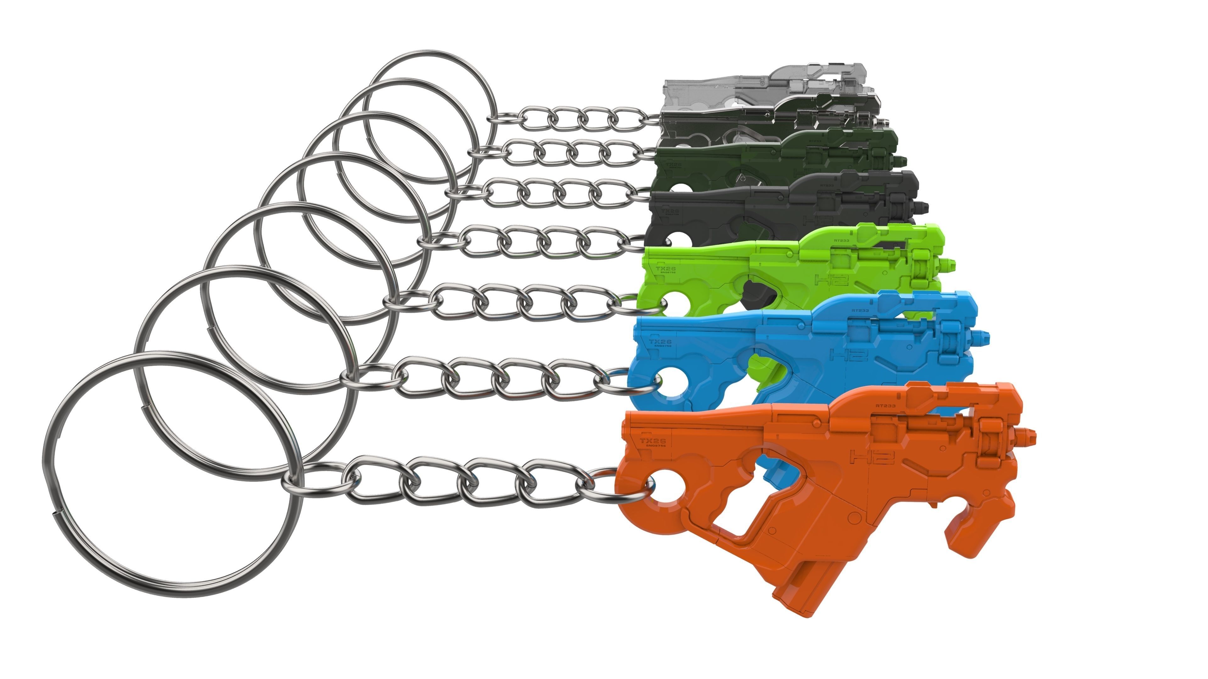 Keychain - M-25 Hornet Cannon - Mass Effect - Printable - STL  3D print model_14