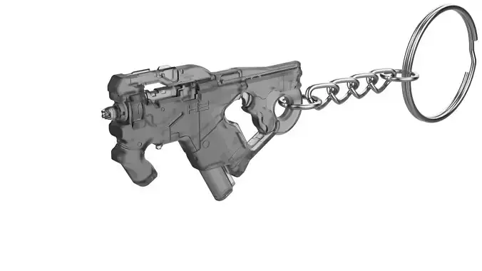 Keychain - M-25 Hornet Cannon - Mass Effect - Printable - STL  3D print model