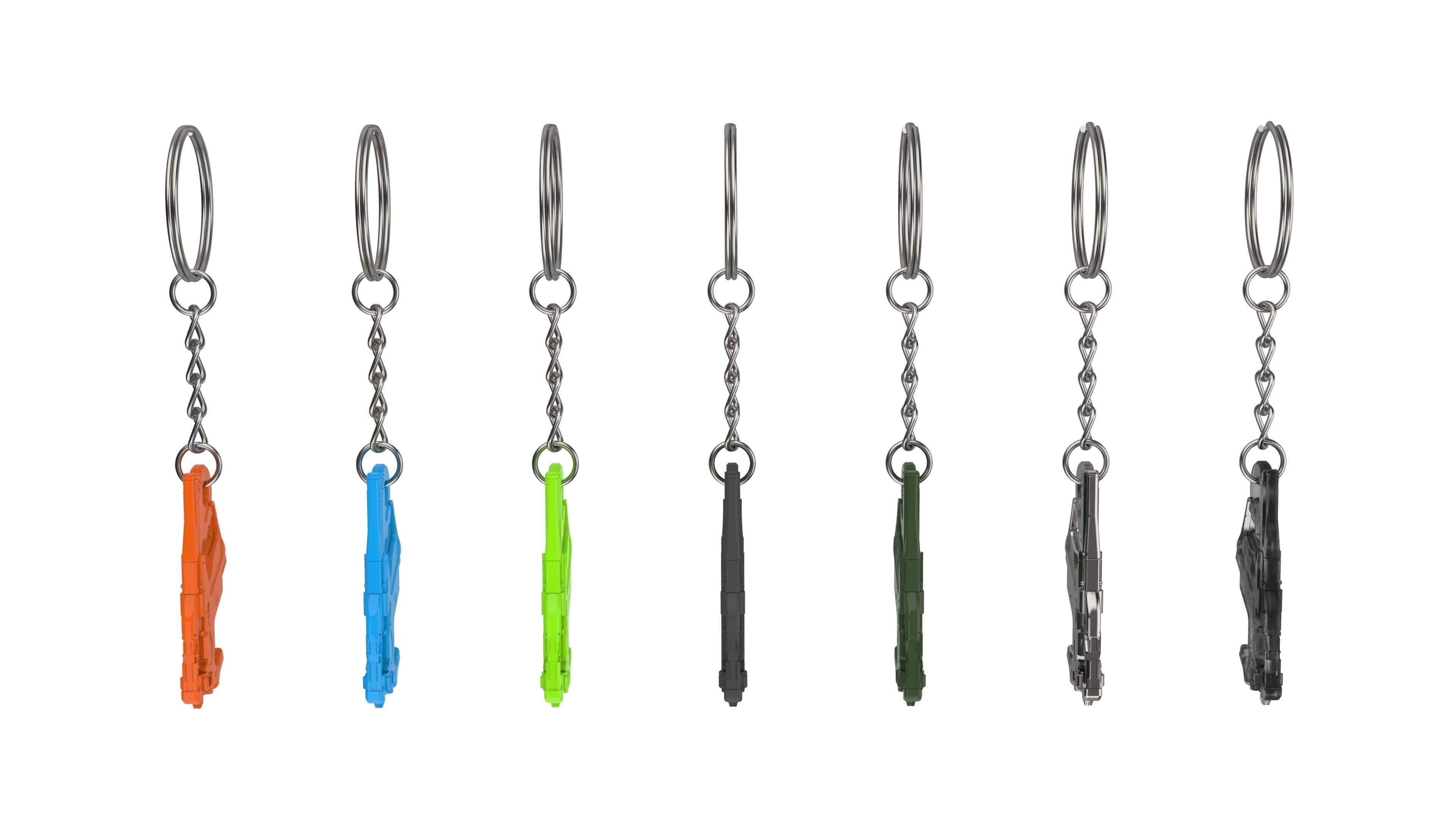 Keychain - M-25 Hornet Cannon - Mass Effect - Printable - STL  3D print model_15