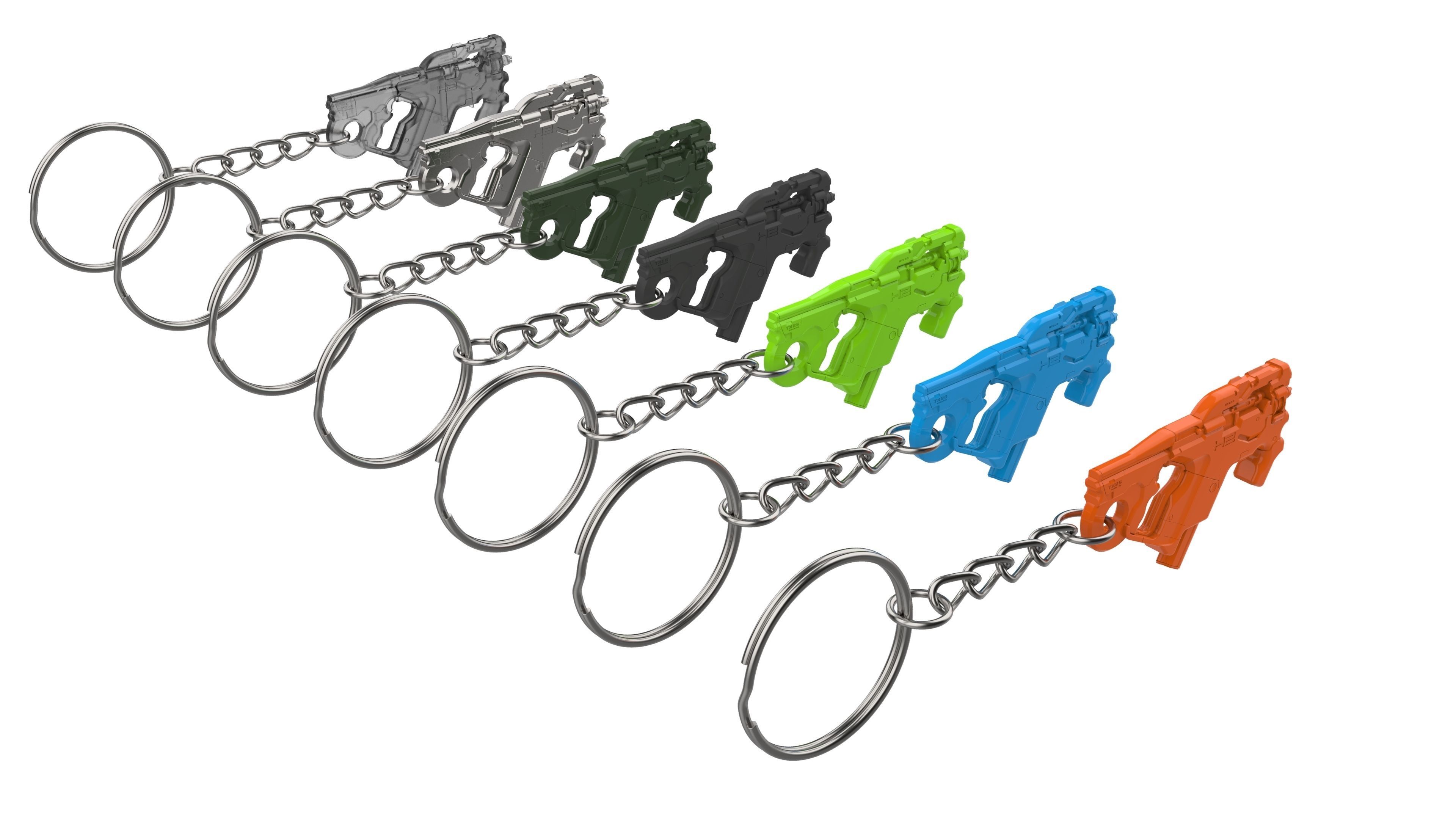 Keychain - M-25 Hornet Cannon - Mass Effect - Printable - STL  3D print model_13