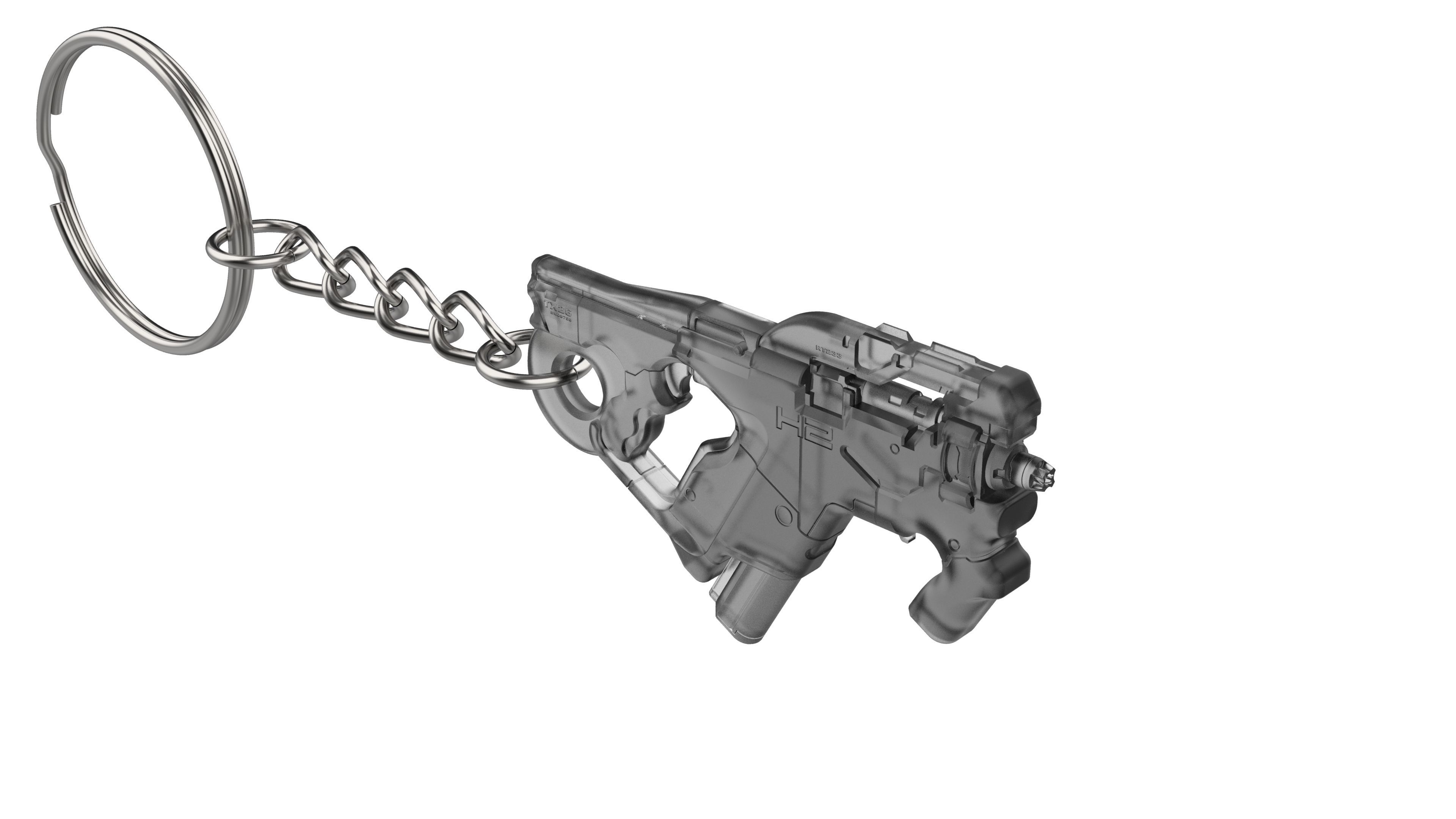 Keychain - M-25 Hornet Cannon - Mass Effect - Printable - STL  3D print model_6