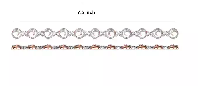 Women Bangle Bracelet STL JCD Details