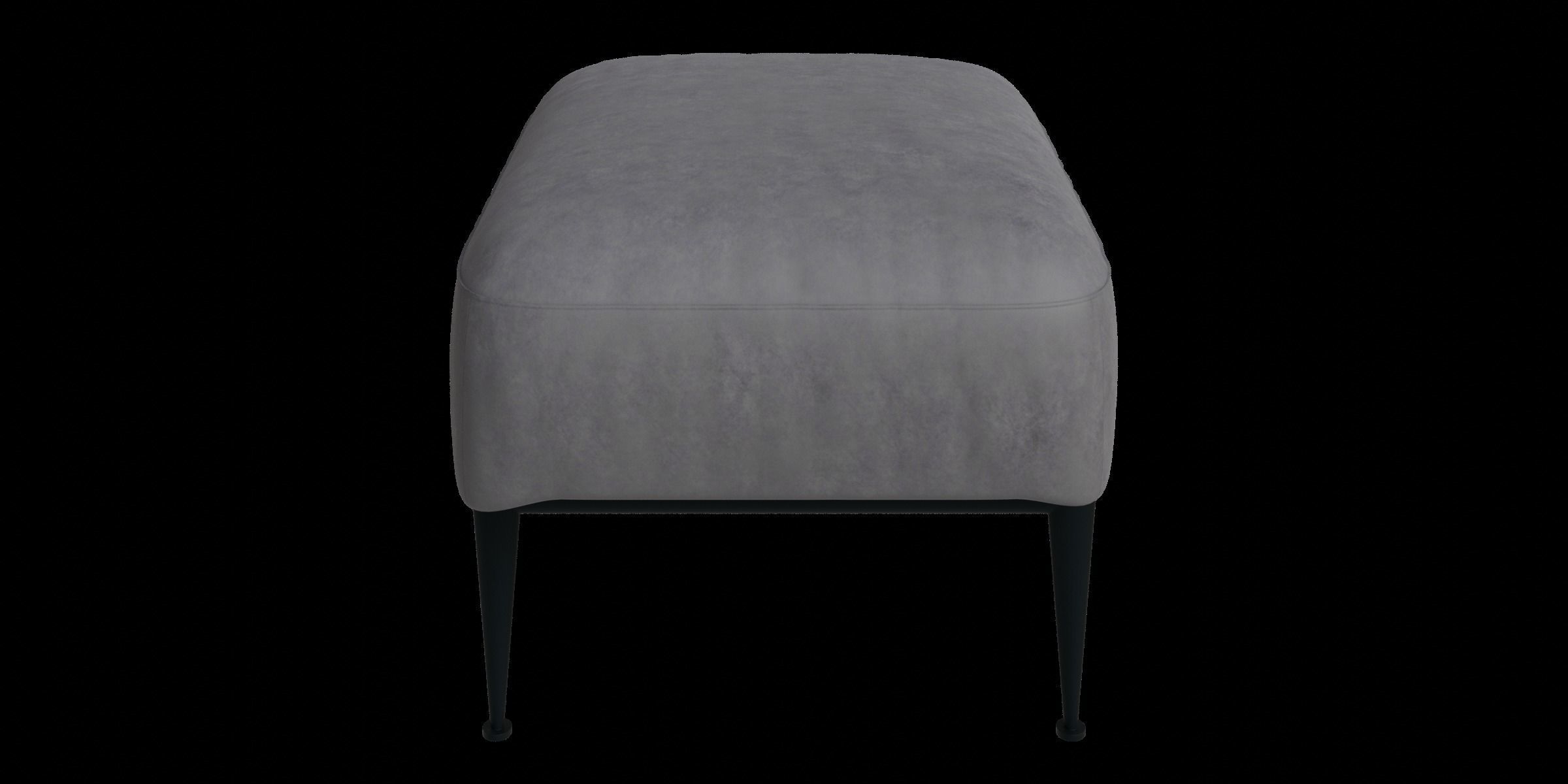 Footstool Gray Color 3D model_9