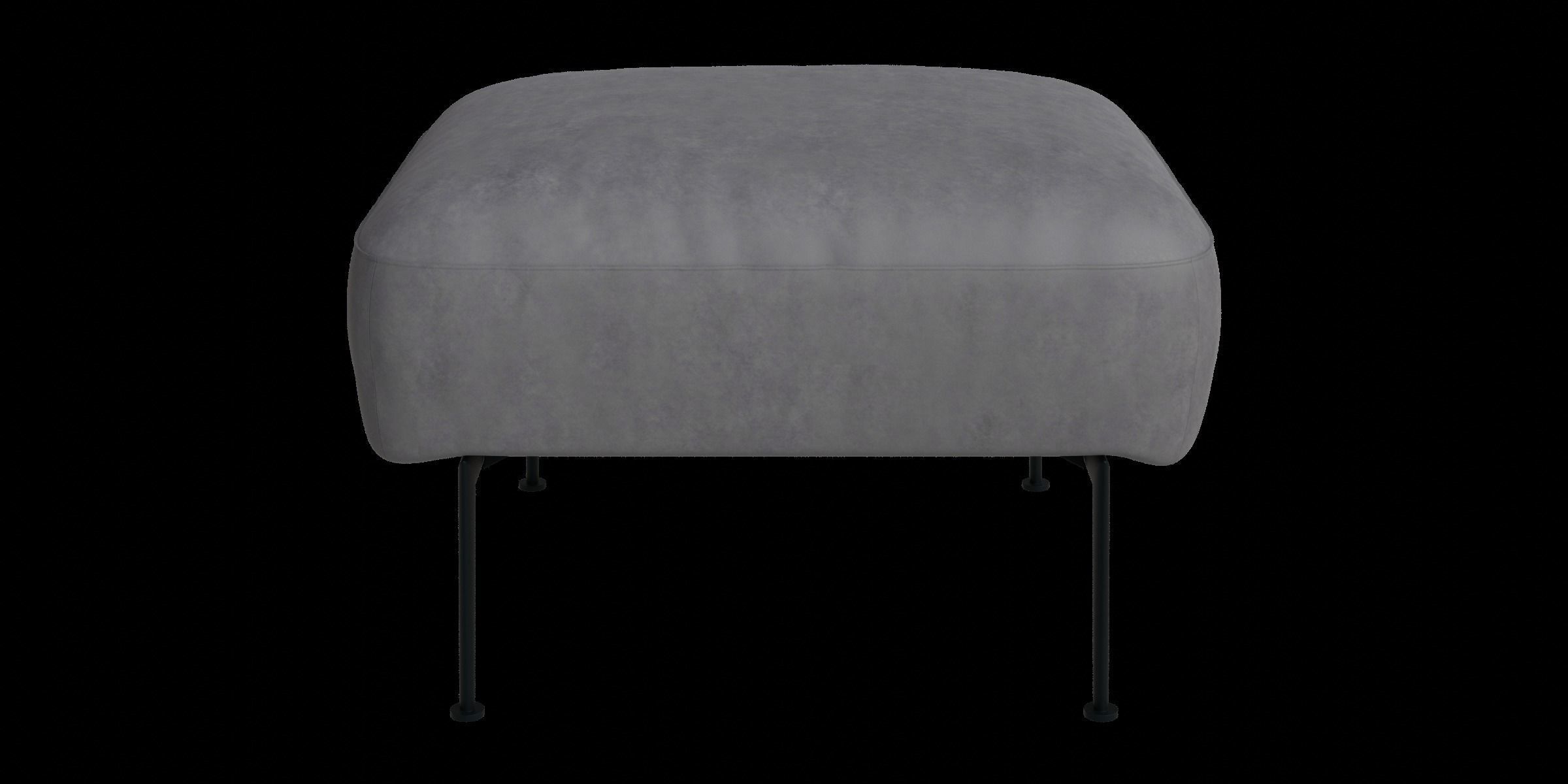 Footstool Gray Color 3D model_8