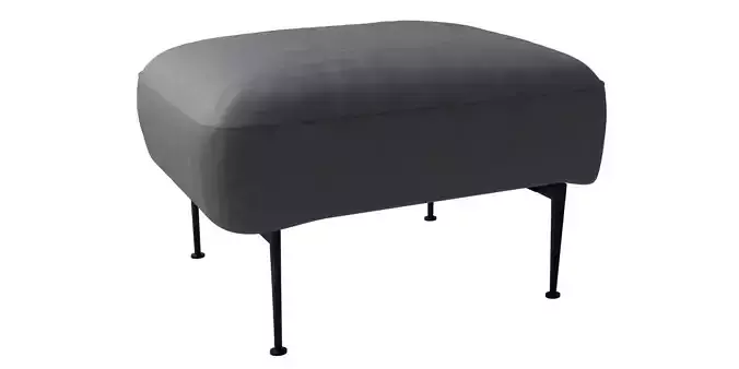 Footstool Gray Color