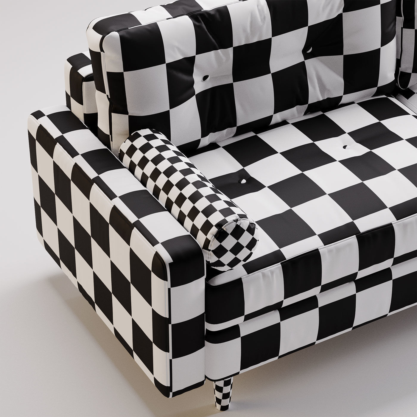 Sofa Deans Sherst Gray 3D model_3