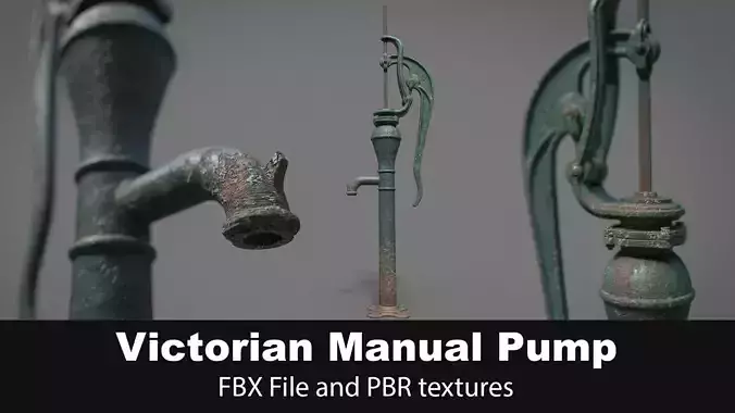 Victorian Manual Pump 3D model