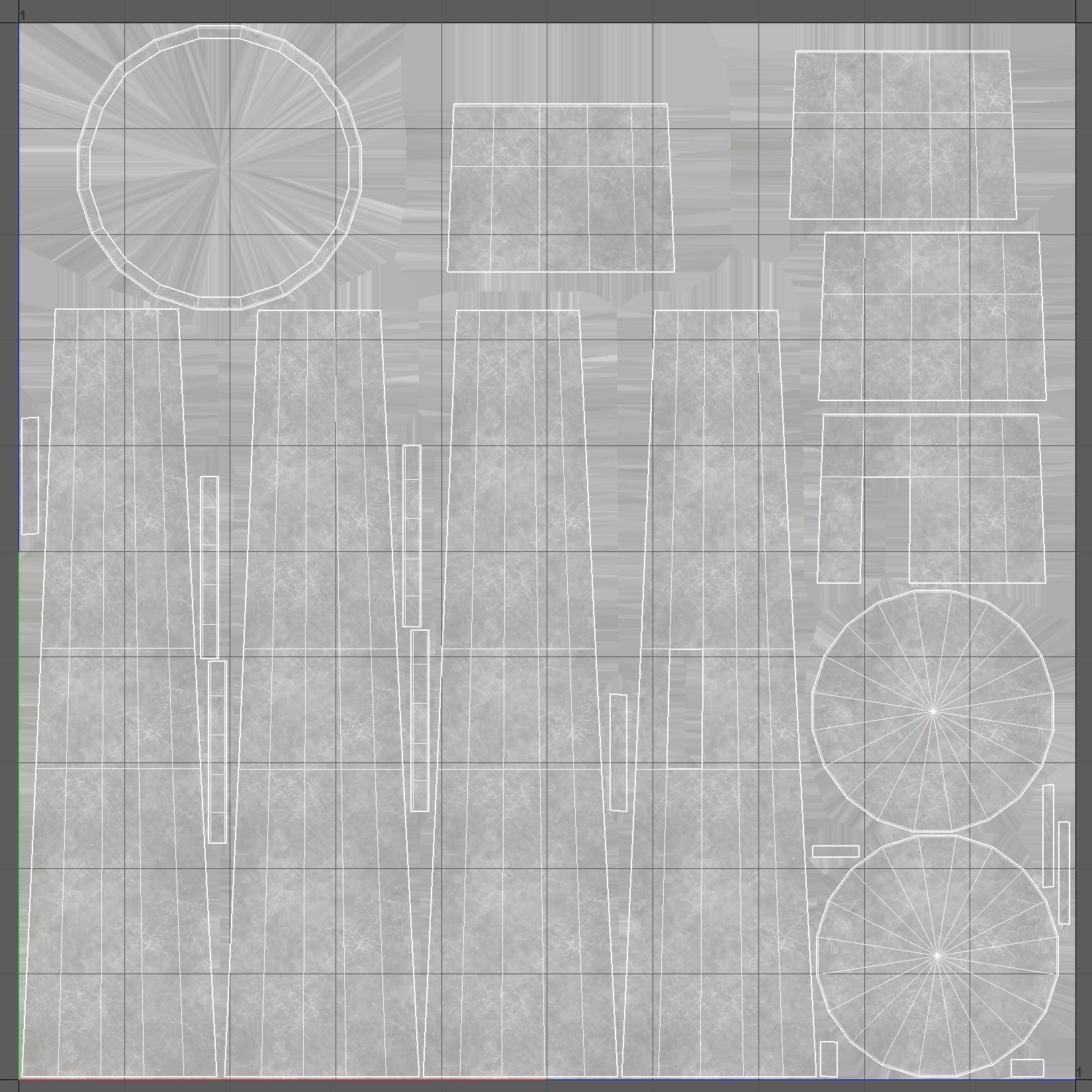 Garden Table 3D model_14