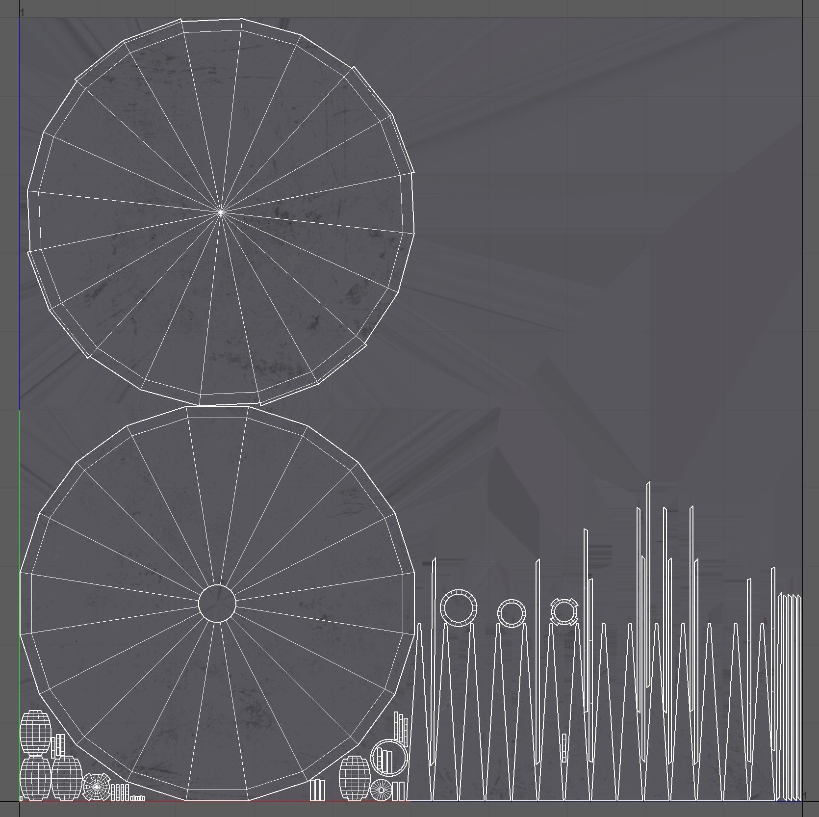 Garden Table 3D model_12