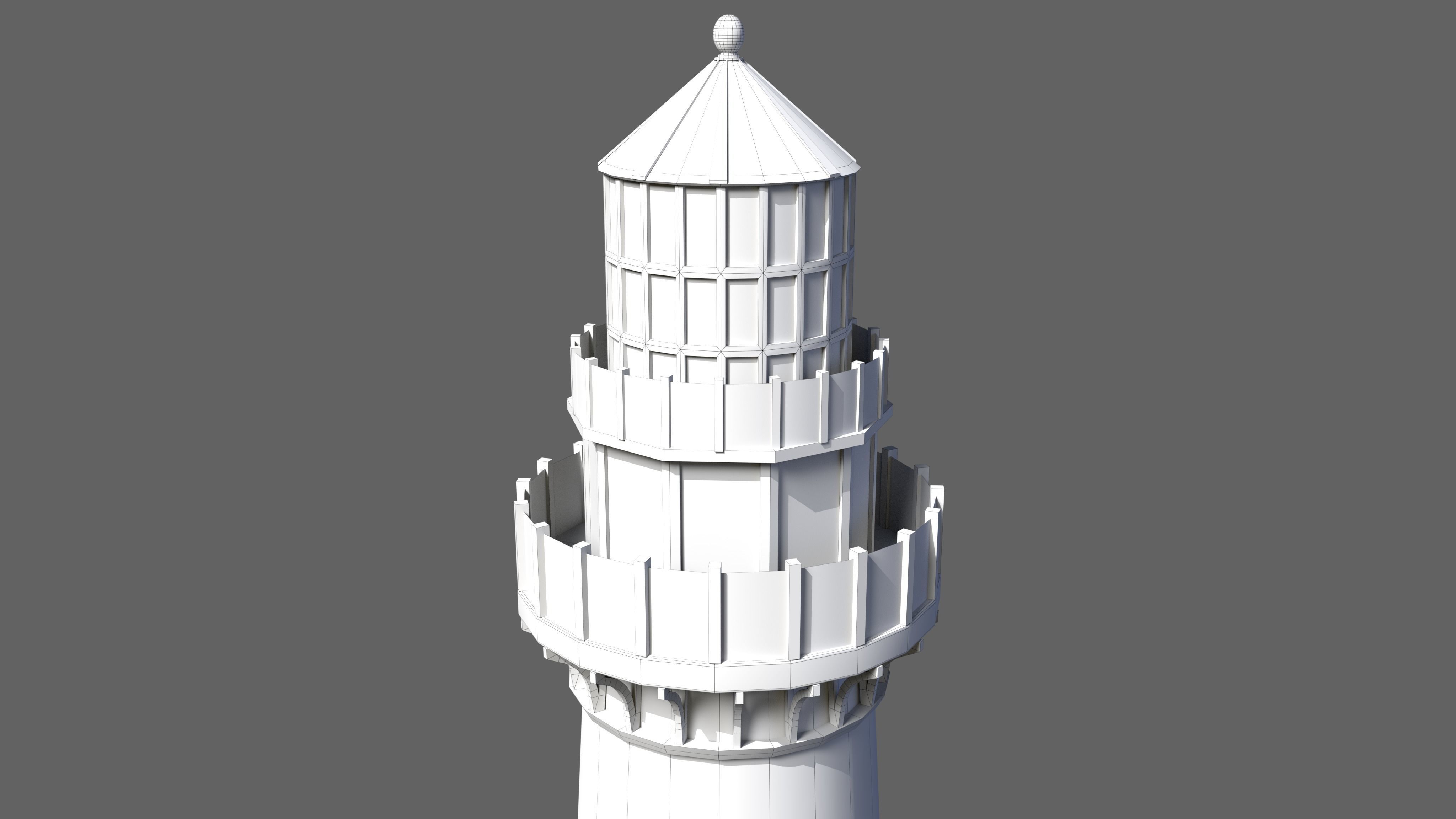 Garden Table 3D model_9