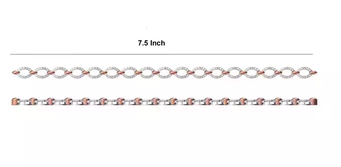 Women Bangle Bracelet STL JCD Details