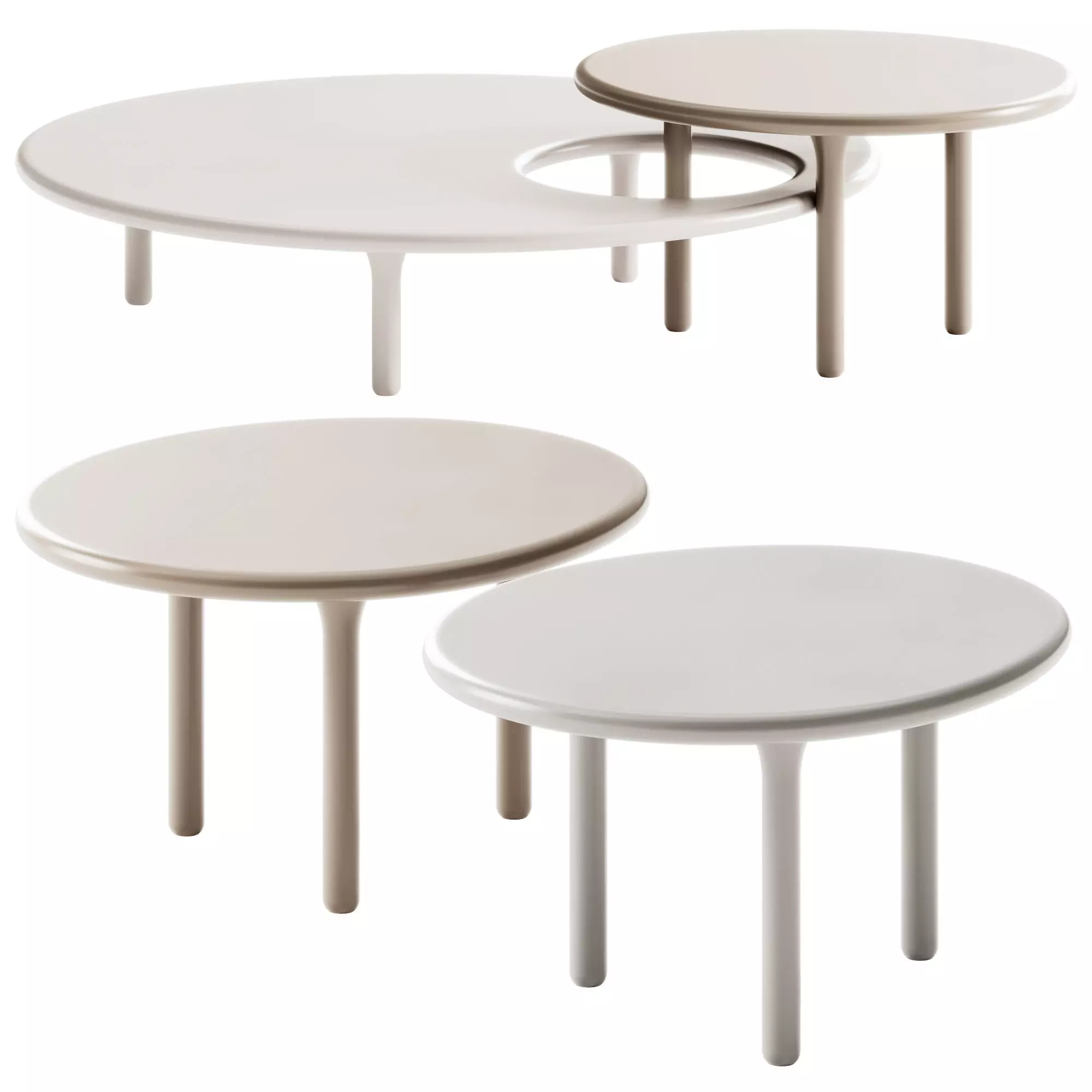De Padova Honore Coffee Table 3D model