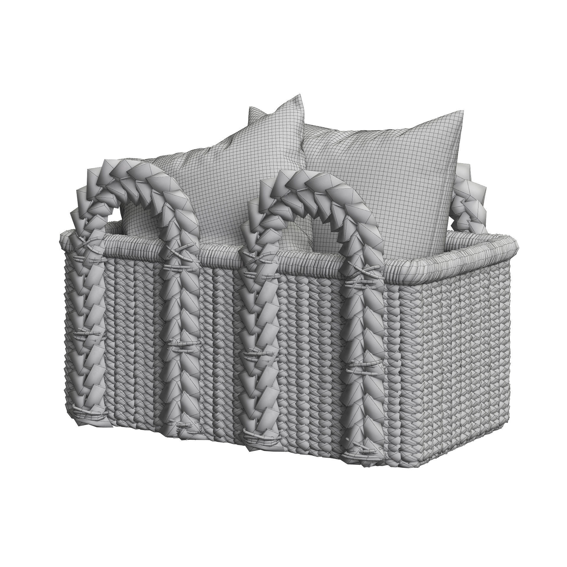 Baskets Set 21 3D model_7