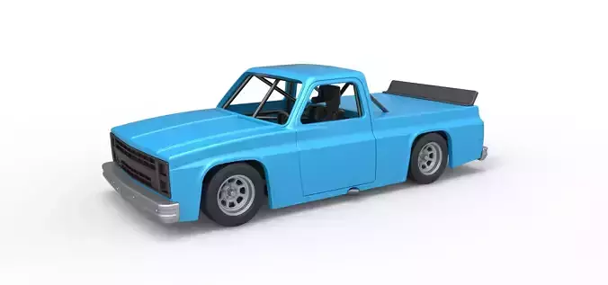 Vintage NASCAR race truck Scale 1 to 25