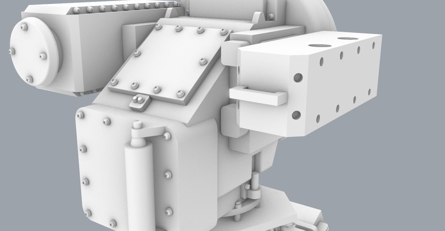 Optronic Director THALES Low-poly 3D model_8