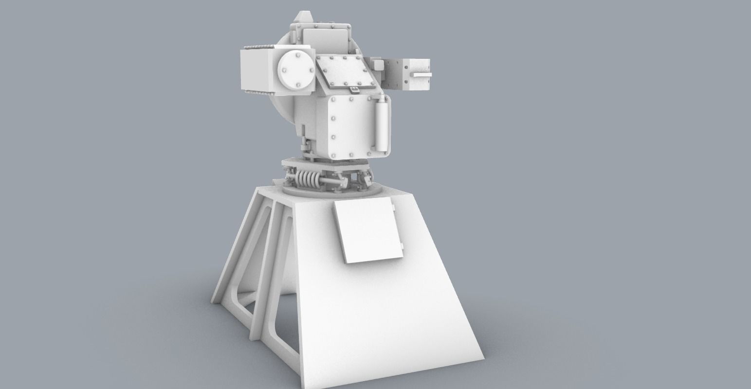 Optronic Director THALES Low-poly 3D model_4