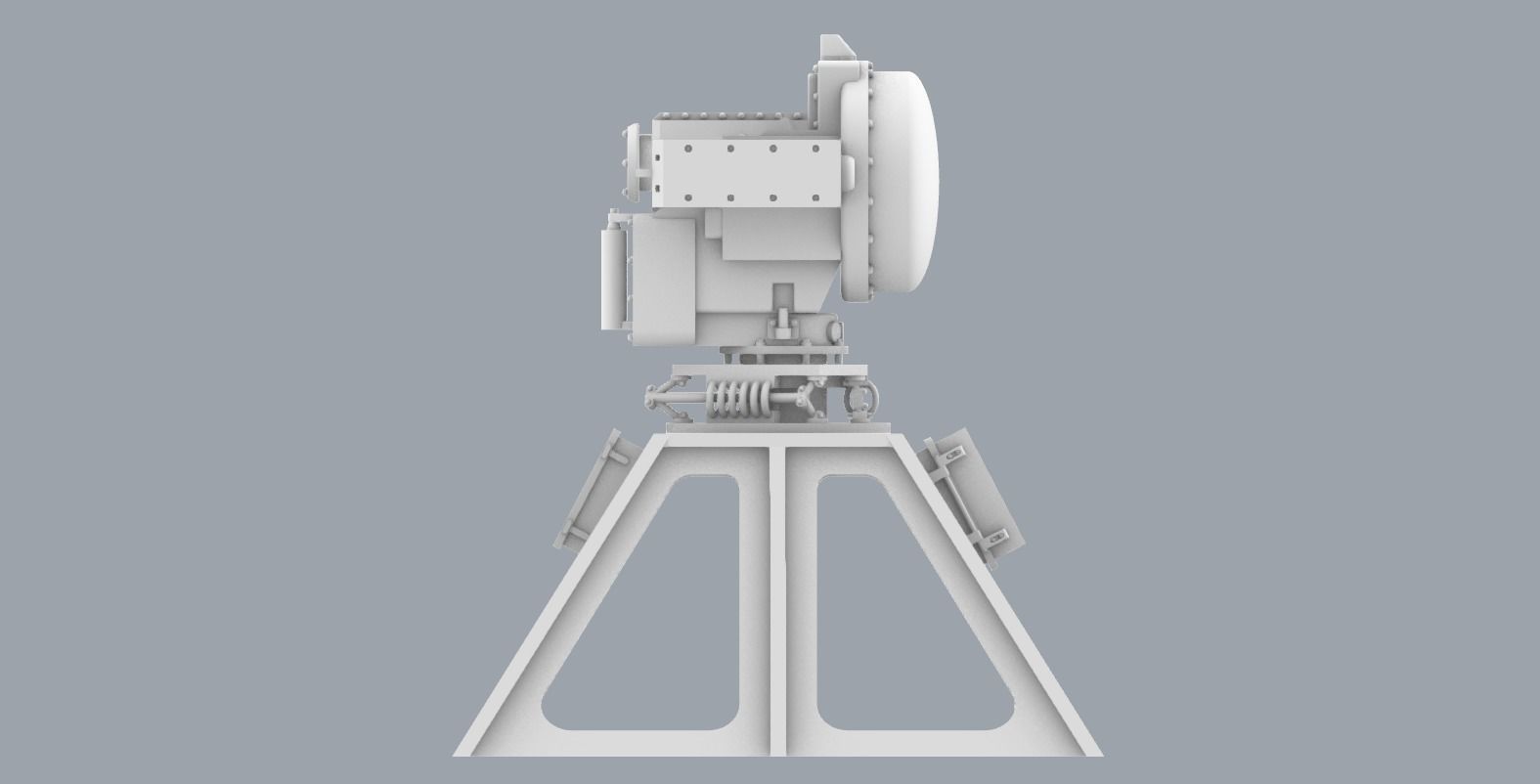 Optronic Director THALES Low-poly 3D model_6