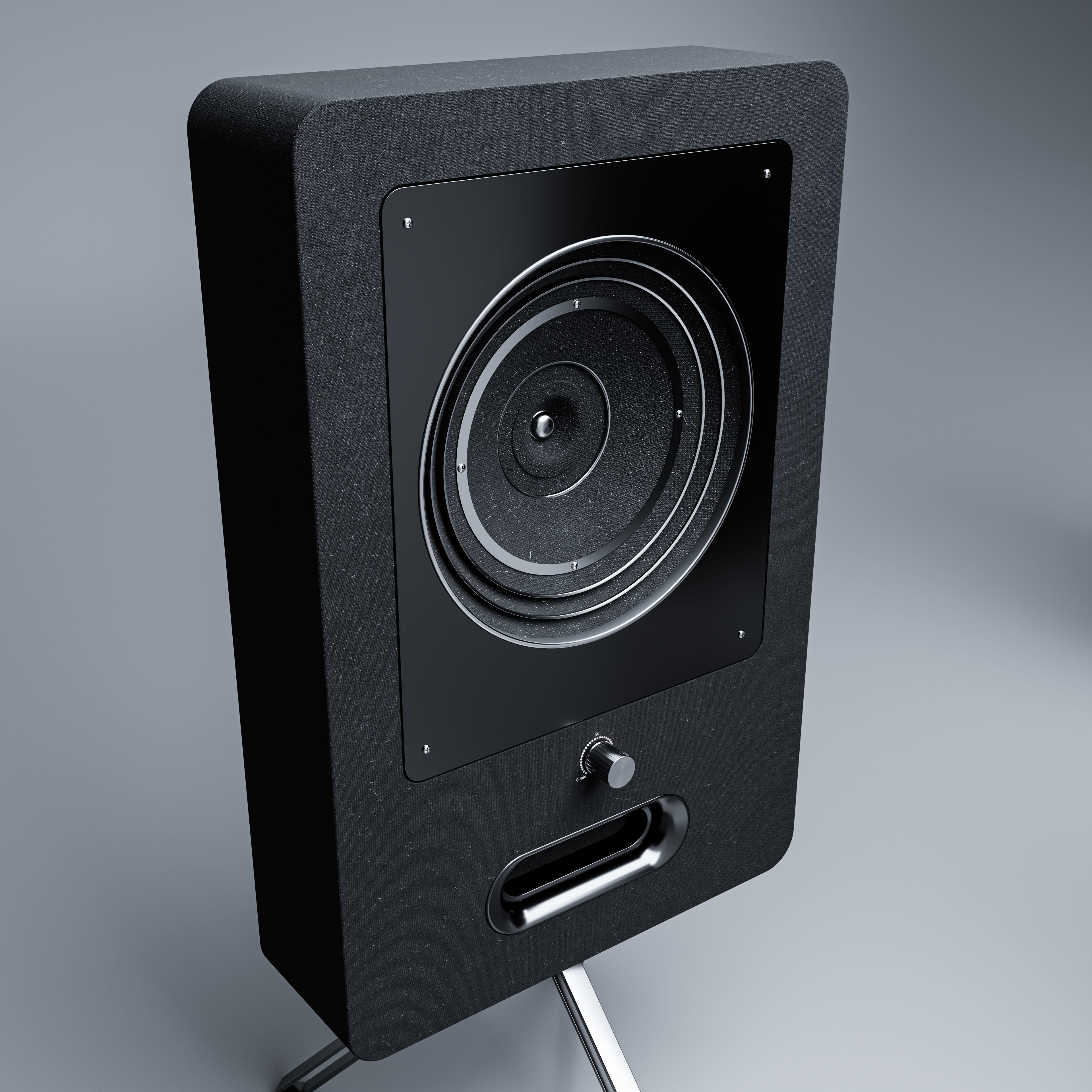 3 Speakers 3D model_3