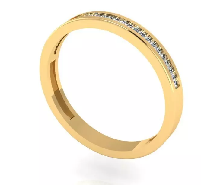 wadding band 3D print model_0