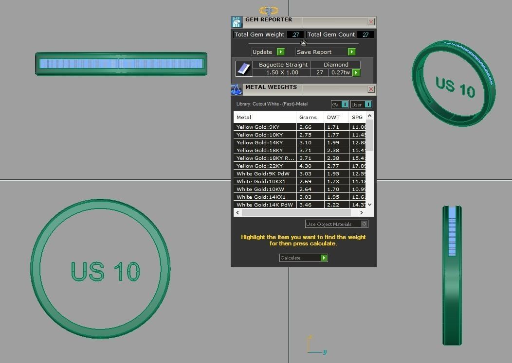 wadding band 3D print model_1