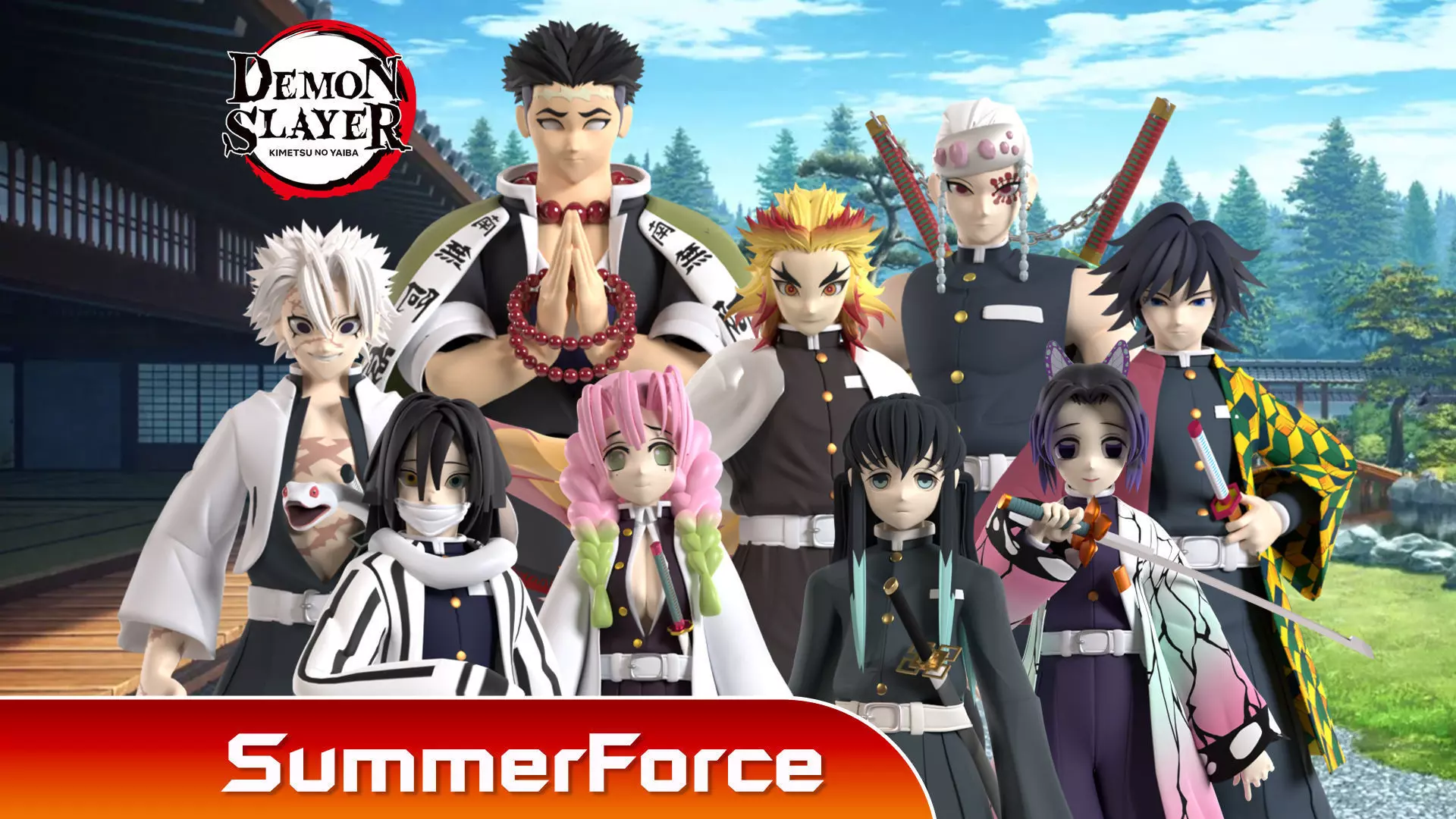 Hashira - Demon Slayer 3D Model Collection_0