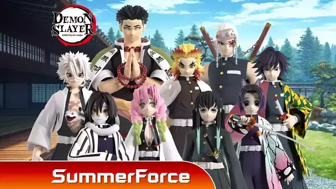 Hashira - Demon Slayer 3D Model Collection