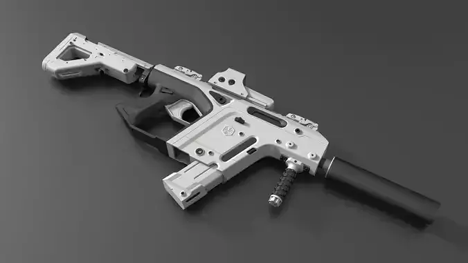 Rifle model 3D model