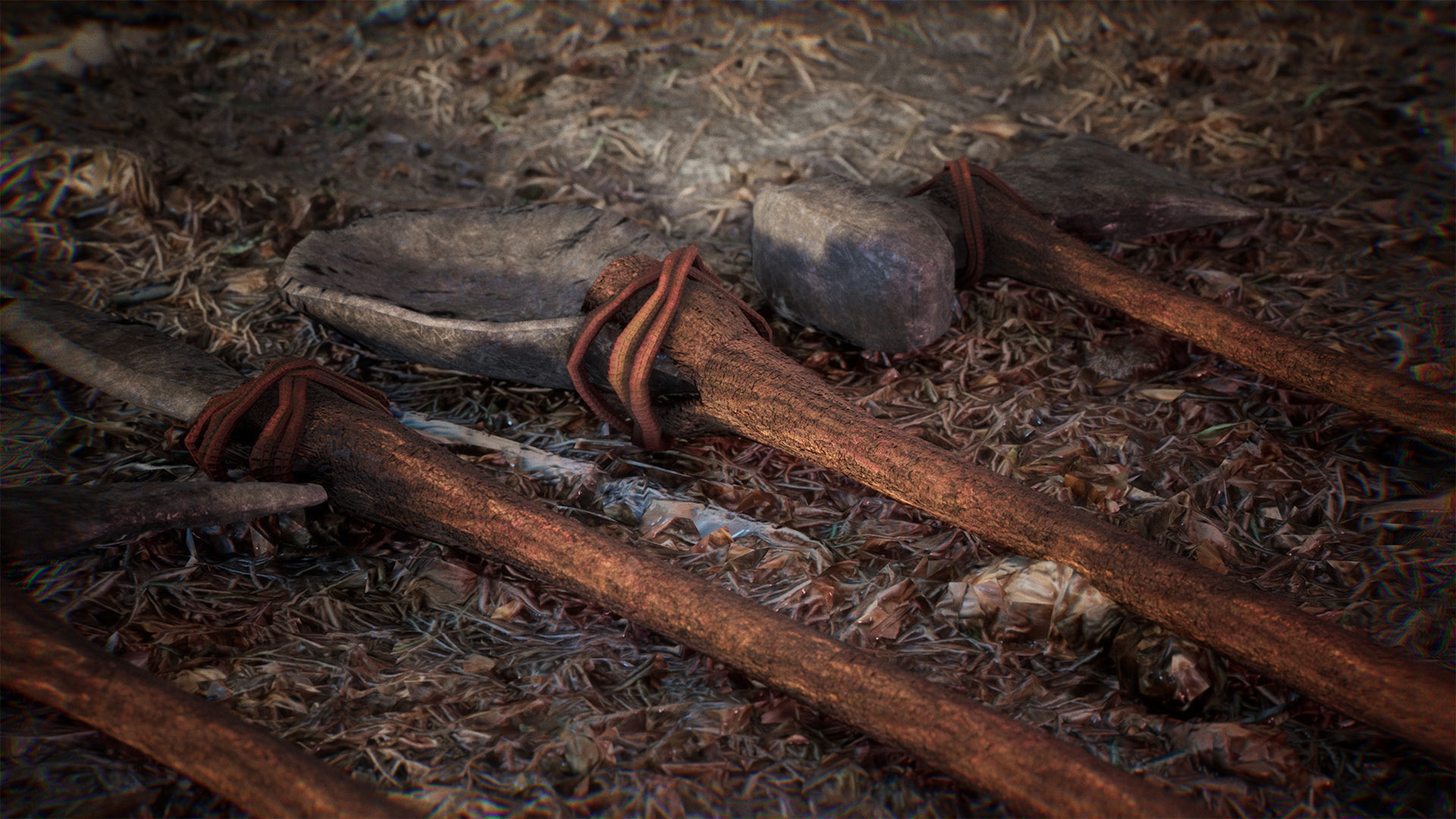 Ultimate Survival Tools 45 Variations Low-poly 3D model_3