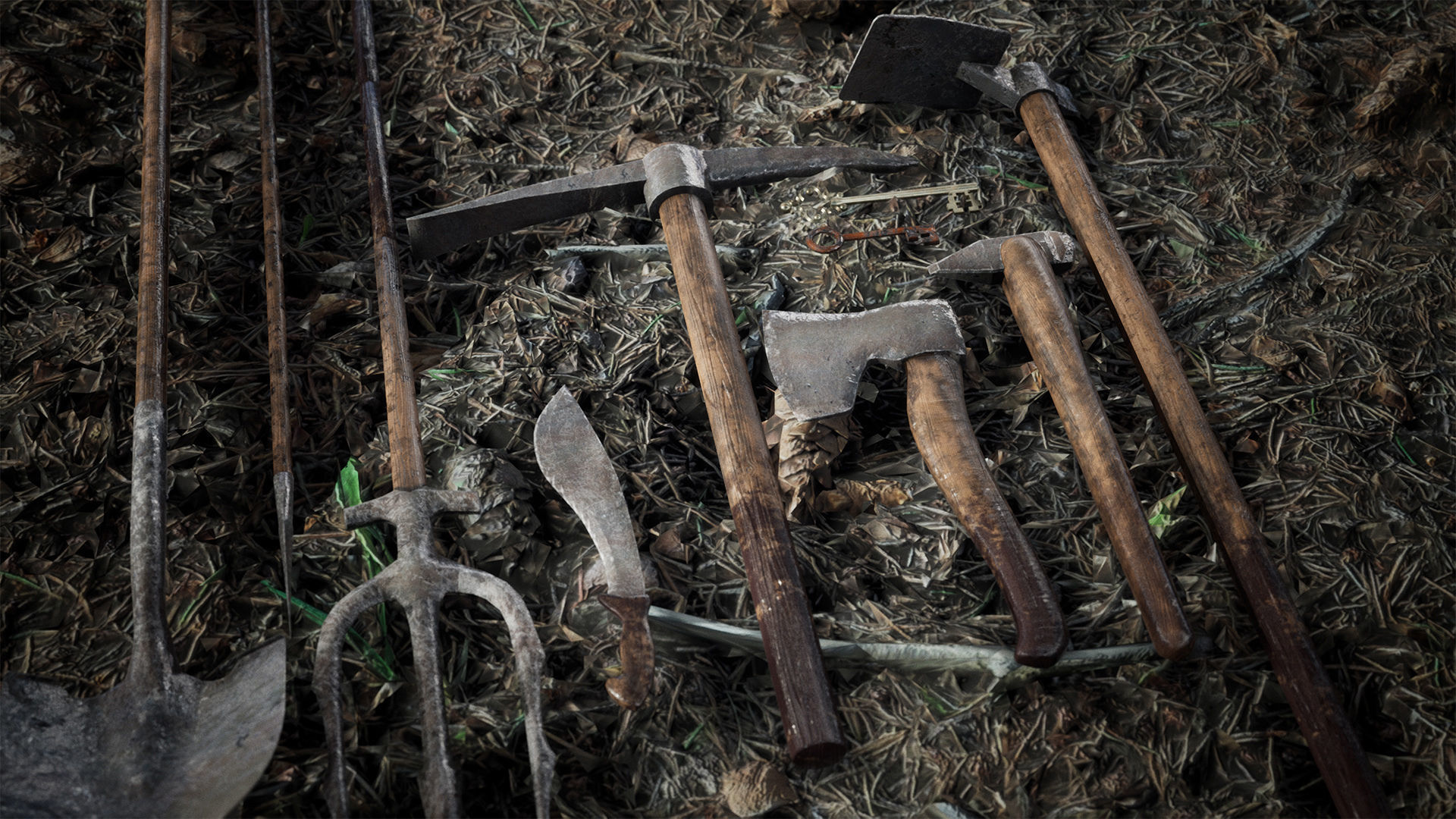 Ultimate Survival Tools 45 Variations Low-poly 3D model_16