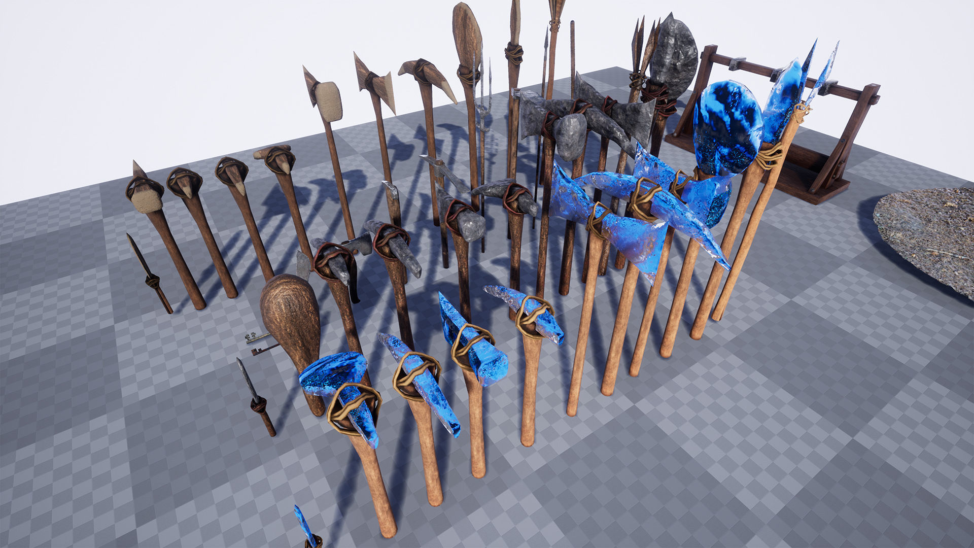 Ultimate Survival Tools 45 Variations Low-poly 3D model_20