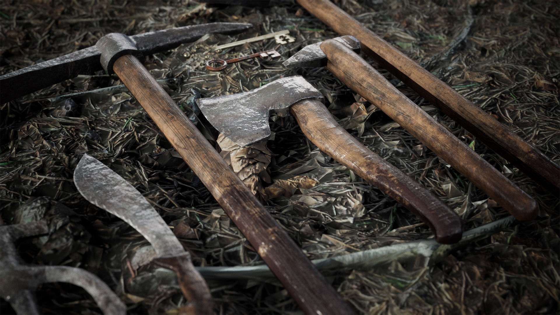 Ultimate Survival Tools 45 Variations Low-poly 3D model_15