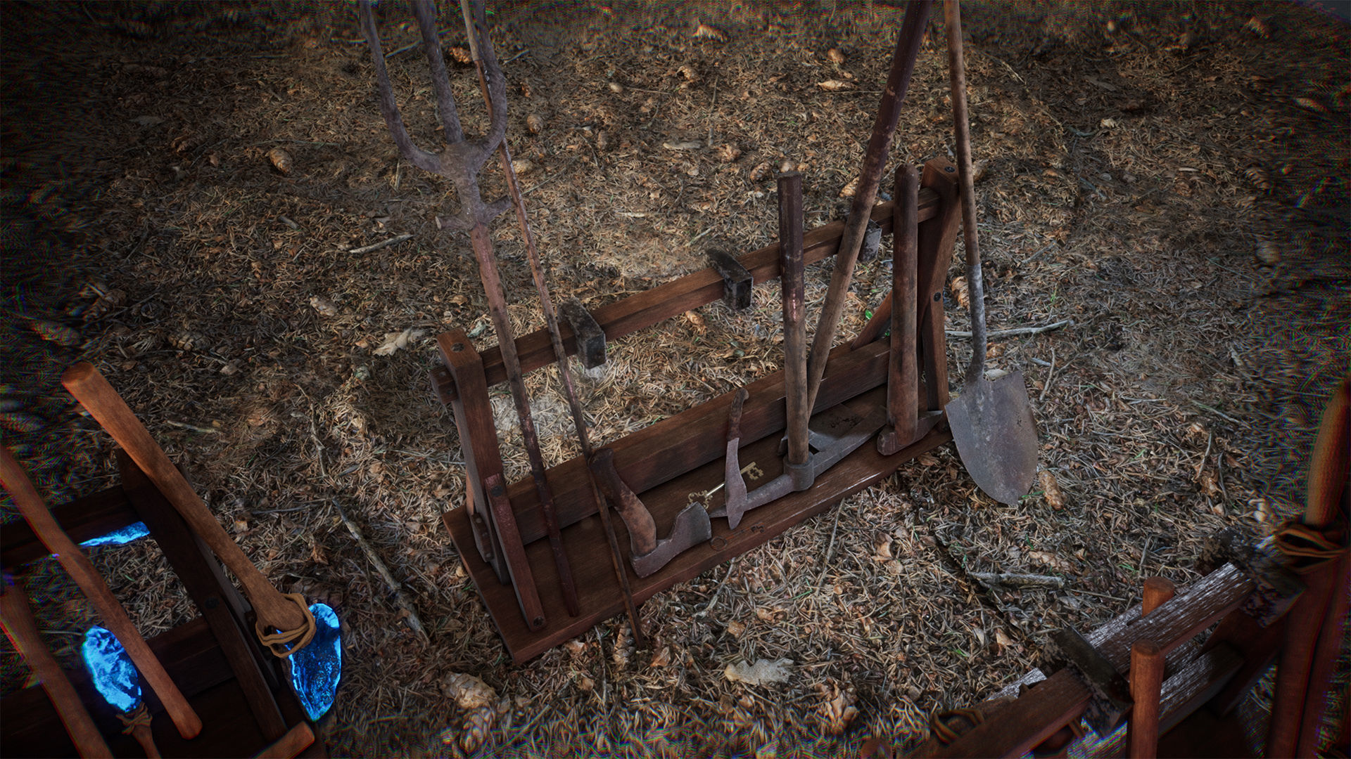 Ultimate Survival Tools 45 Variations Low-poly 3D model_8